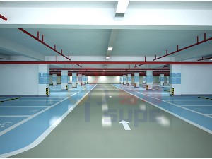 地下停车场地坪